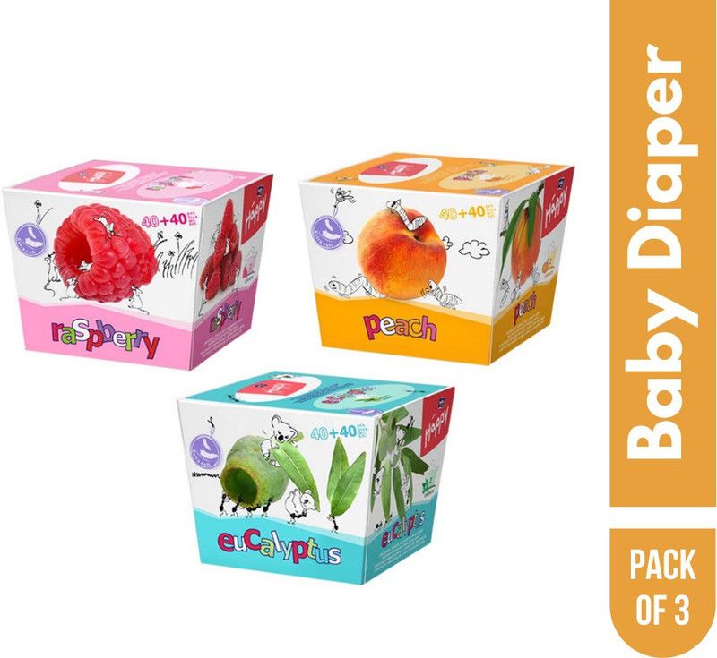 Bella Baby Happy Two-Layer Universal Tissue (80 Tissue) (3PKT)  (3 Wipes)