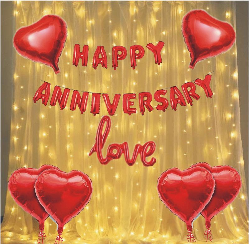Devdrishti Products ANNIVERSARY DECORATION  (Set of 10)