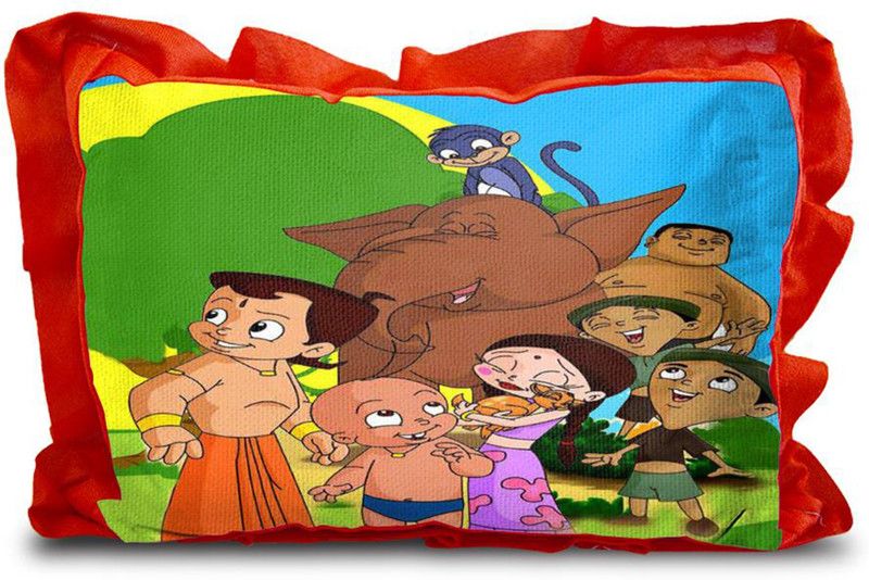 cuddly Print Baby Pillow Polyester Fibre Toons & Characters Baby Pillow Pack of 1  (Multicolor 16)