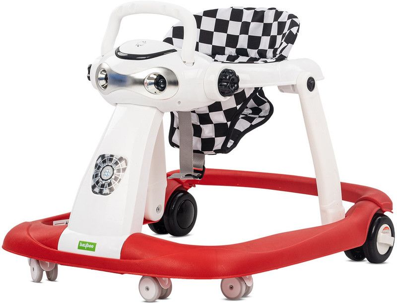baybee Musical 2-in-1 Walker  (Red)