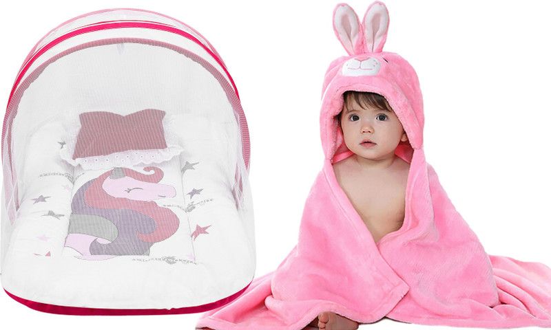 My New Born by 10Club Cotton Baby Bed Sized Bedding Set  (Multicolor)