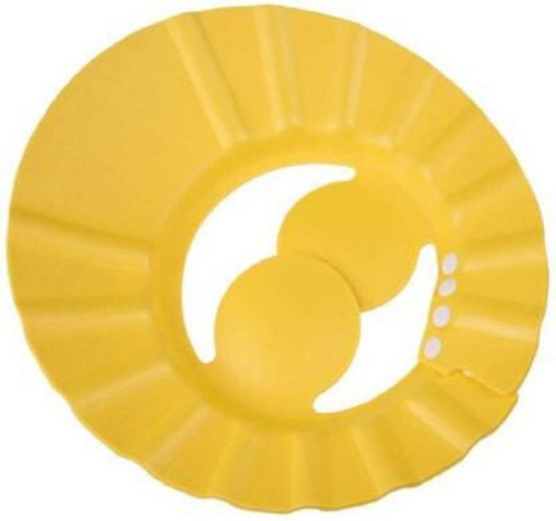 mahavir Eco products Baby Bath Shower Cap Wash Hair Shield Hat for eyes and ears