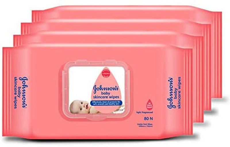 JOHNSON'S Jhonsons baby wipes (288 wipes)  (144 Wipes)