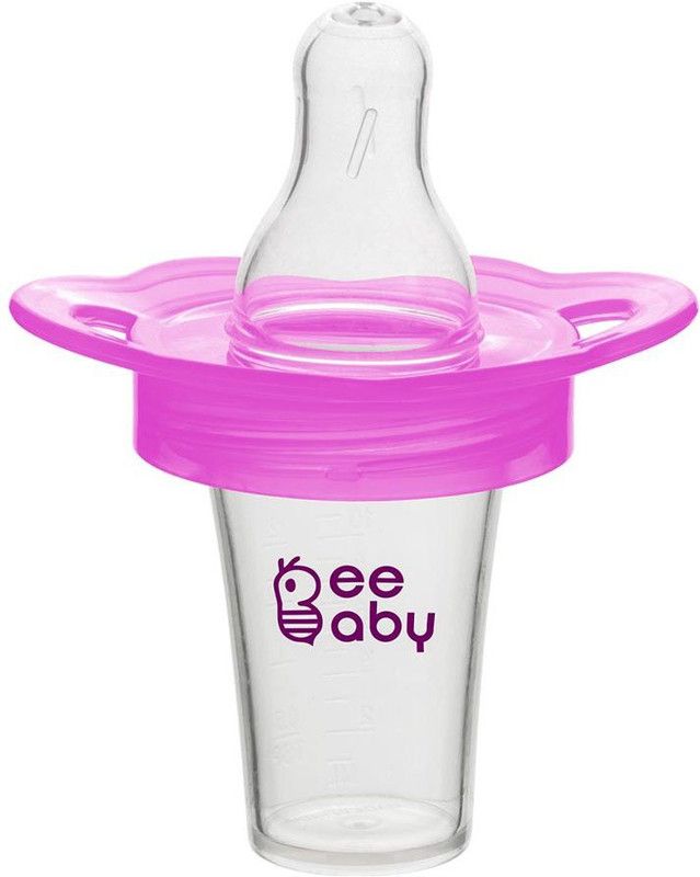 Beebaby Baby Medicine Dispenser with Soft Silicone Nipple (Pink) New Born Flow Nipple  (Pack of 1 Nipple)
