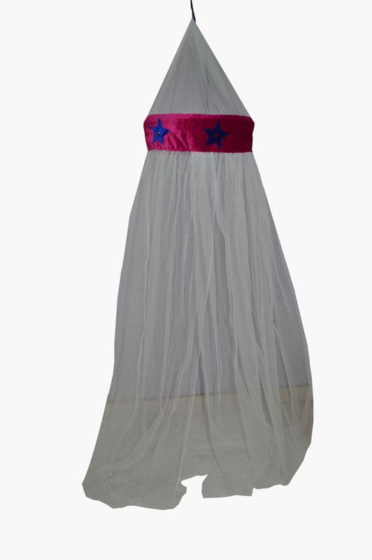 Creative Textiles Nylon Kids Washable Cots and Cribs Mosquito Net  (Multicolor, Ceiling Hung)
