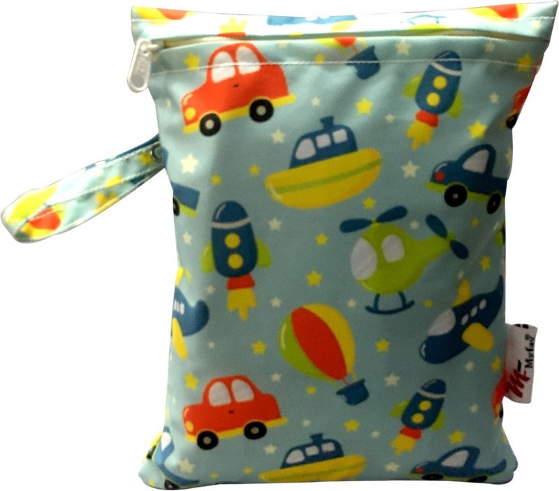 MY FAV Kidish Print Multiutility Wet Dry Pouch / Diaper Bag / Travel Pouch / Travel Kit Diaper Bag  (Multicolor)