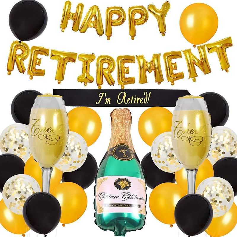 NVRV HAPPY RETIREMENT PARTY DECORATION SET  (Set of 51)