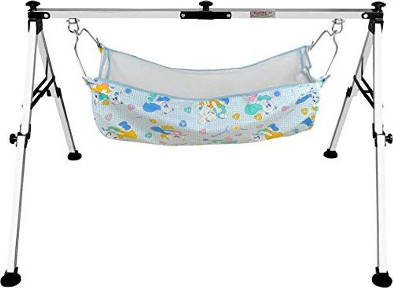 vulternic Baby Cradle Without Swing Ghodiyu with Indian Style, Folding, Stainless Steel  (Multicolor)