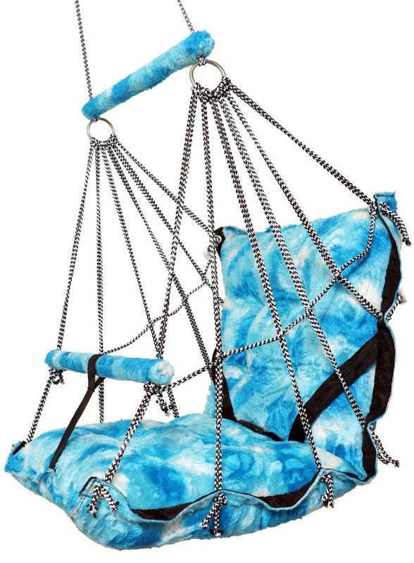 Easy Life Cotton Swing for Kids Baby's Children Folding Swings  (Blue)