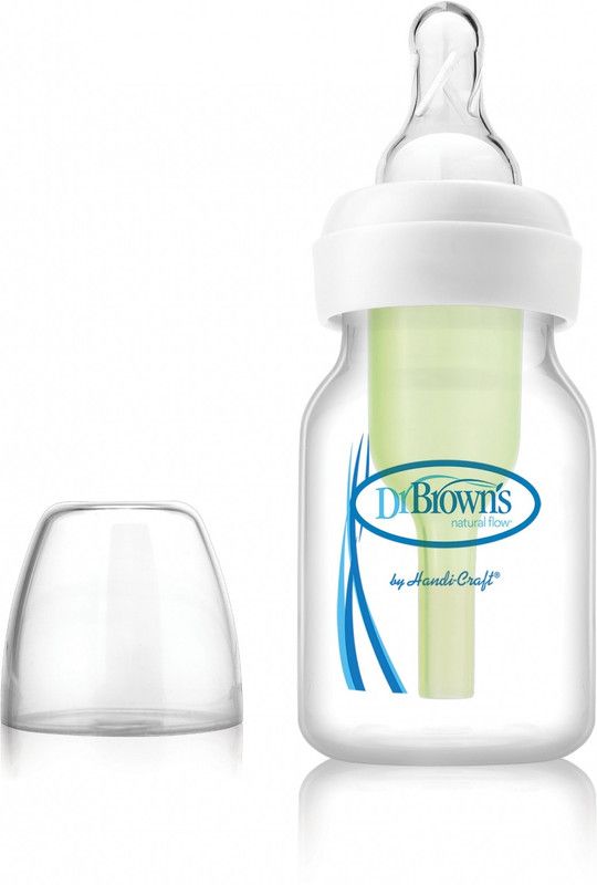 Dr. Brown's PP Options+ Narrow Bottle, 1-Pack with Preemie Nipple - 60 ml  (White)