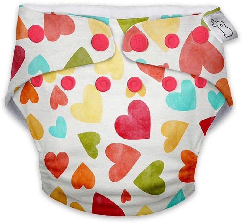 Superbottoms Reusable and Washable Cloth Diapers for babies Freesize UNO Baby Hearts