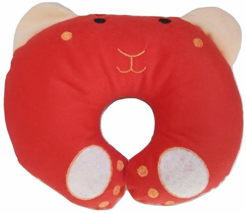 Depurika Foam Solid Baby Pillow Pack of 1  (Red)