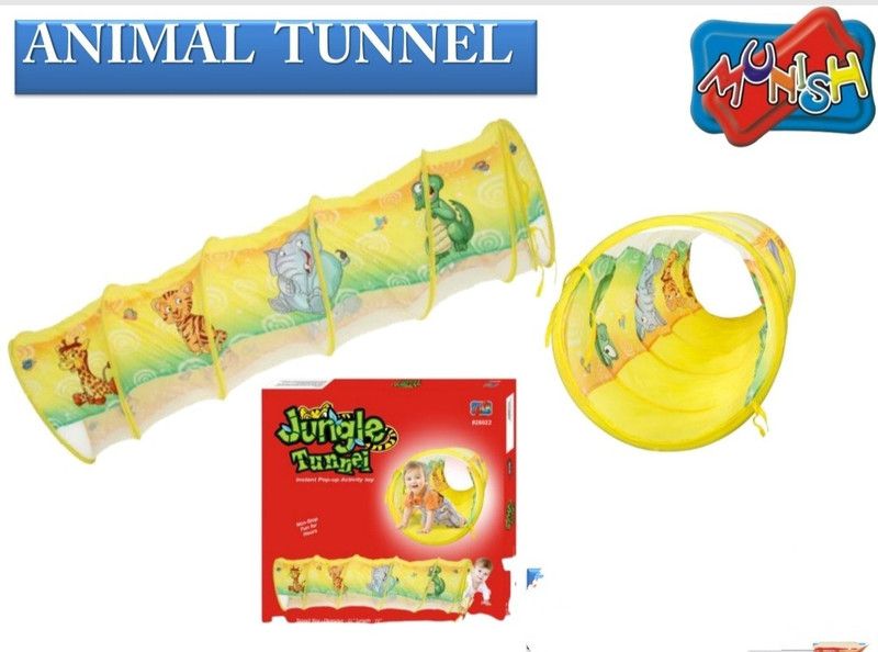 Munish Animal tunnel /tunnel house Tunnel Jungle fun  (Plastic, Multicolor)