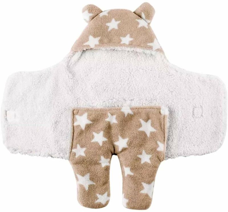 BRANDONN 3 in 1 Baby Blanket Sleeping Bag  (Beige)