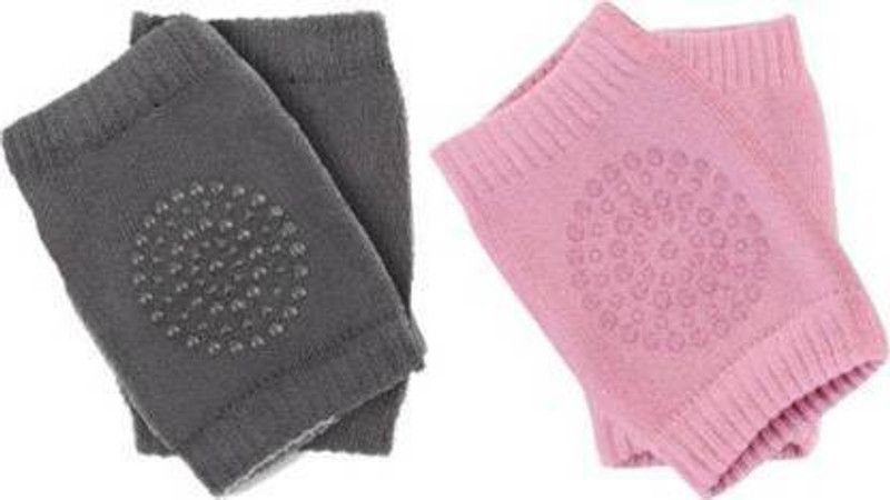 Yashoda Lining Store Baby Knee Pads for Crawling Multicolor Baby Knee Pads-Pack of 2 Pairs Multicolor Baby Knee Pads  (KNEE CAP, ELBOW COVER)