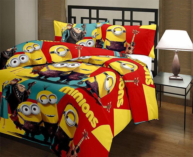 kush enterprises Cartoon Single AC Blanket for AC Room  (Microfiber, Yellow)