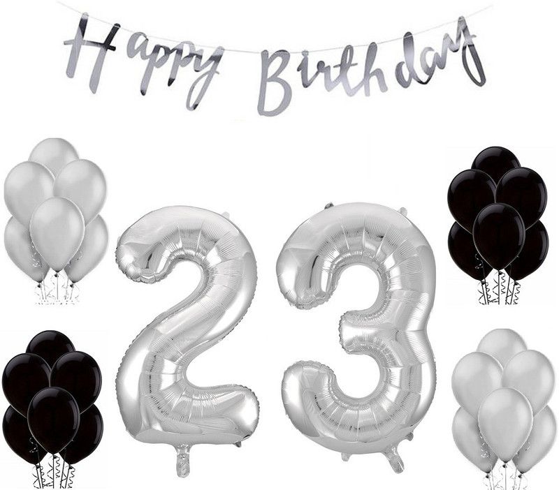 Tiank Innovation Combo for Birthday Party Decoration(23 Number Combo)  (Set of 53)