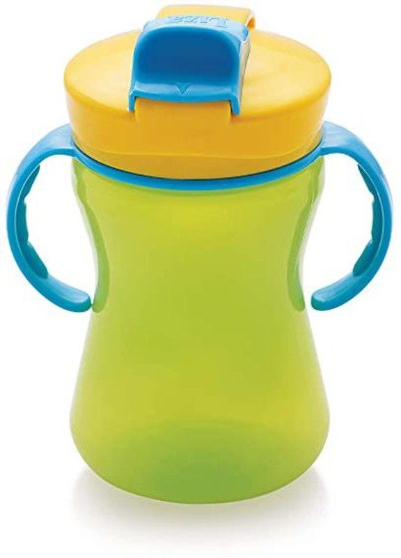 rushabh collections Grippy Small Bottle for Kids/Plastic Sipper for Kids Milk Bottle for Kids green  (GREEN AND BLUE)