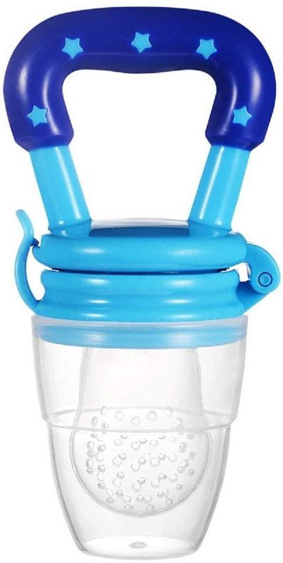 Maasharda Silicone Baby fruit Feeder/BPA Free/Food Feeder/Silicone Food Nibbler/ Feeder Pack of 1 Feeder  (Blue)