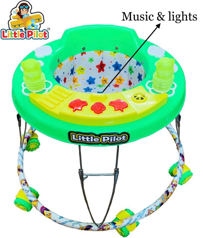 Little Pilot Musical Activity Walker  (Green)