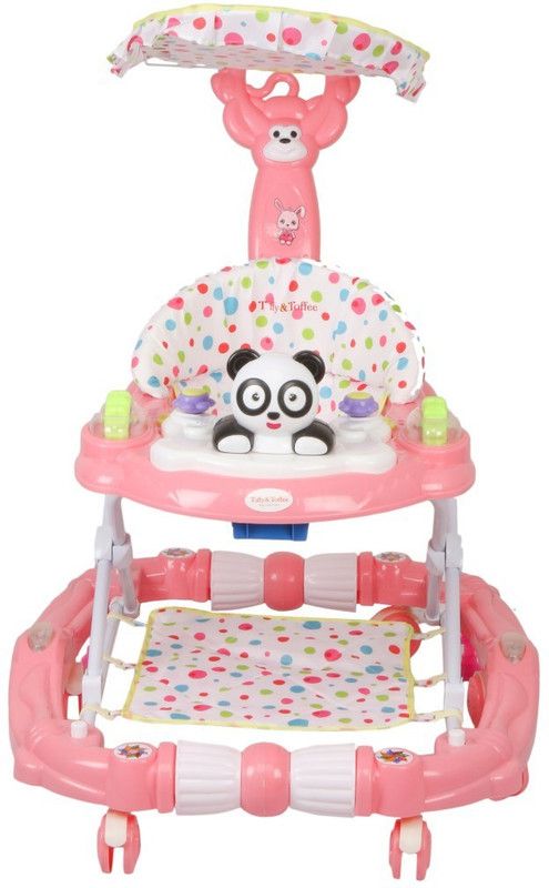 Tiffy & Toffee Musical Walker & Rocker With Parent Rod  (Pink)
