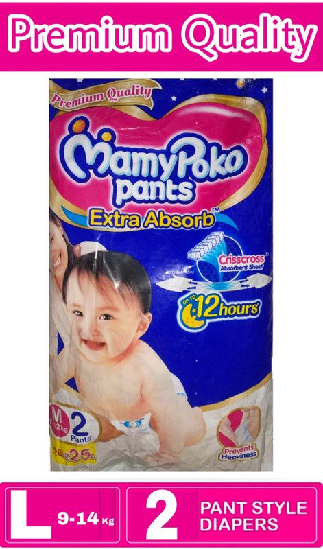 MamyPoko Pants Standard Diapers - L  (12 Pieces)