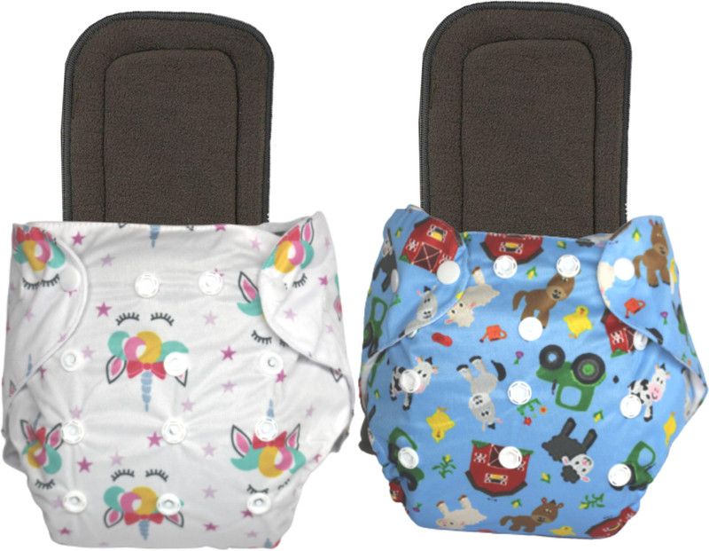 Hokista HK085 Reusable Cloth Diapers,Adjustable Size - XS