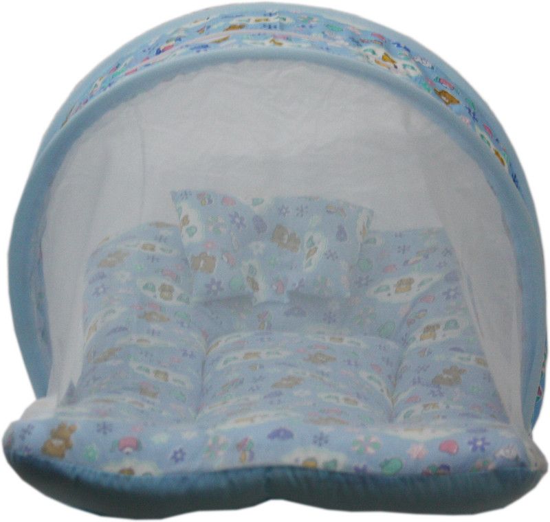 Miss & Chief by Flipkart Polycotton Baby Bed Sized Bedding Set  (Blue)