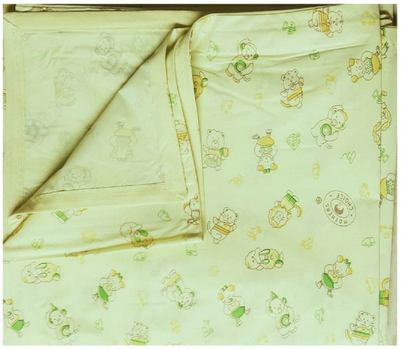 Mother's Choice Plastic, PVC (Polyvinyl Chloride) Baby Bed Protecting Mat  (Yellow, Extra Large)