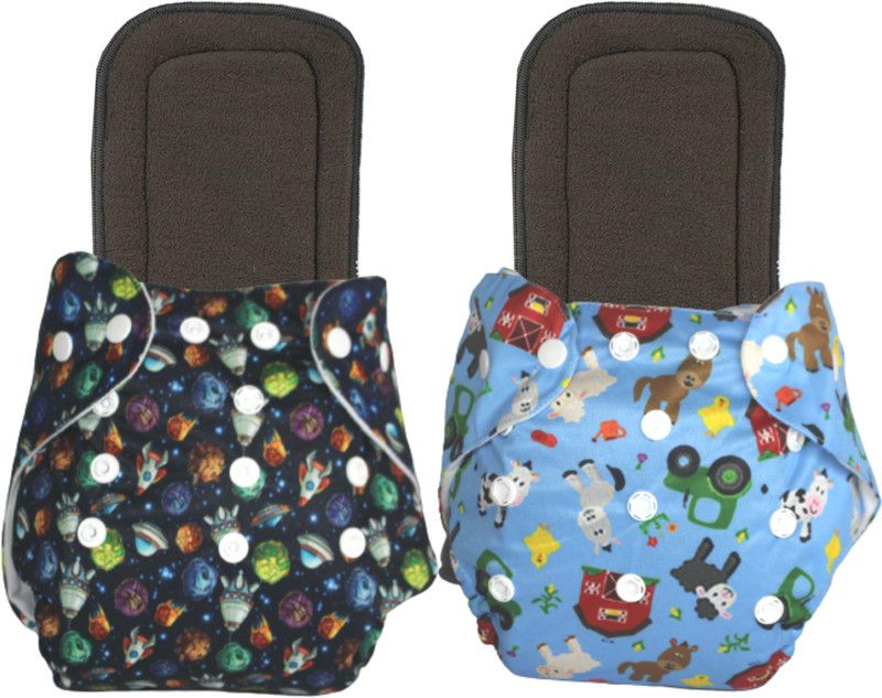 Hokista HK099 Reusable Cloth Diapers,Adjustable Size - XS