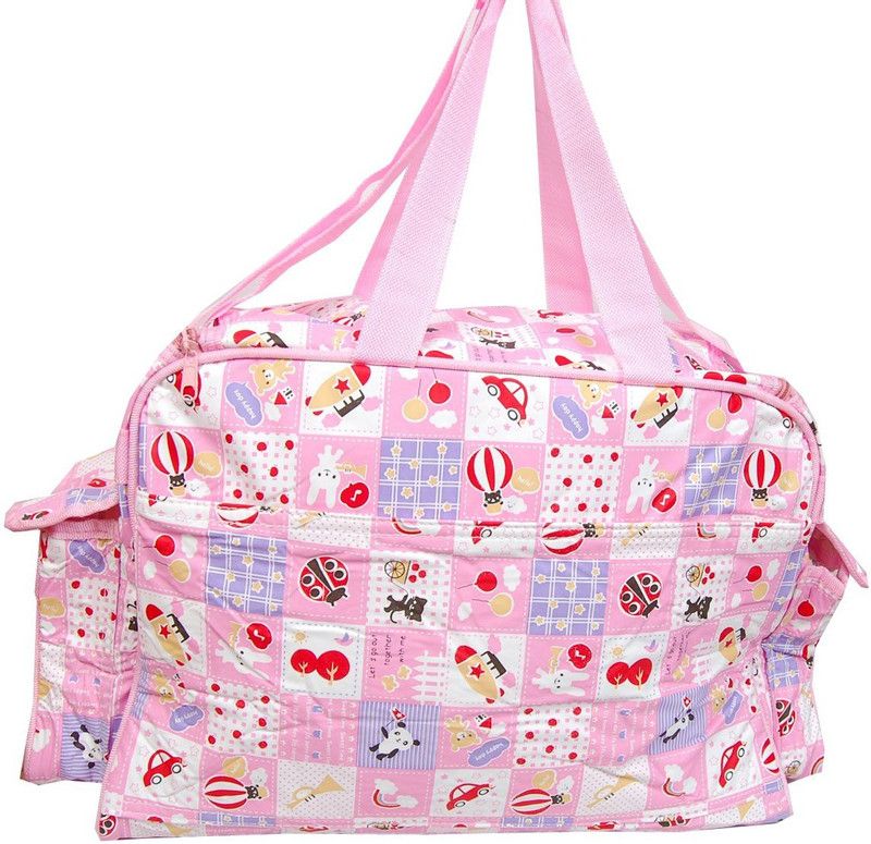 The Little Lookers Baby Diaper Nappy Changing Baby Diaper Bag Diaper Bag  (Pink)