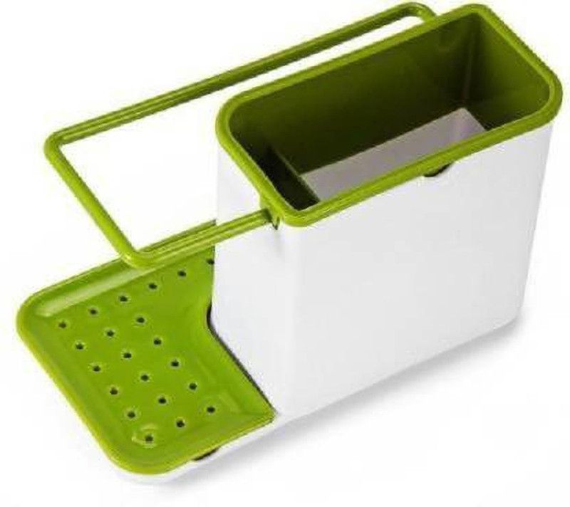 Coozico 3 In 1 Stand For Kitchen Sink Sponge Holder Kitchen Sink Organizer For Dishwasher Liquid, Brush, Cloth, Soap, Sponge 3 In 1 Stand For Kitchen Sink Sponge Holder Kitchen Sink Organizer For Dishwasher Liquid, Brush, Cloth, Soap  (Multicolor)