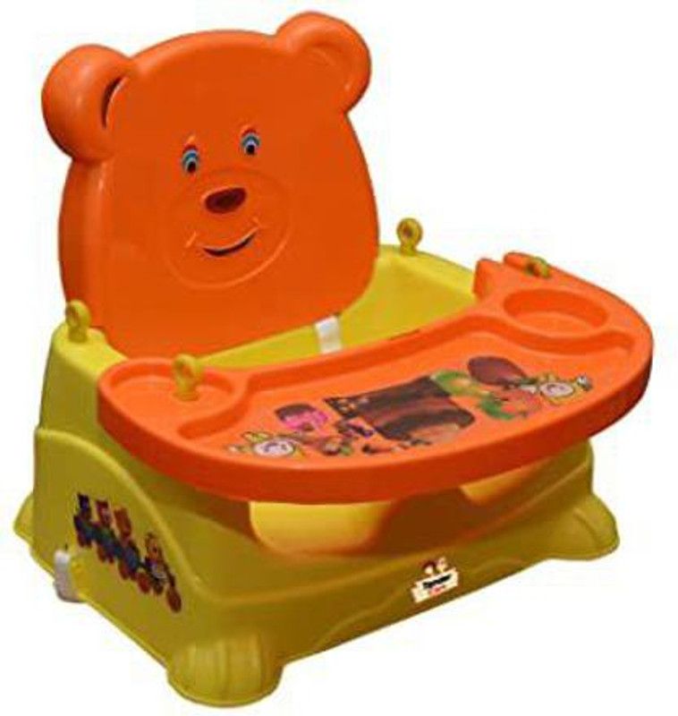 Y M ENTERPRISES 6-in-1 Baby Booster Seat/Baby Swing with Comfortable Seat  (Orange, Yellow)