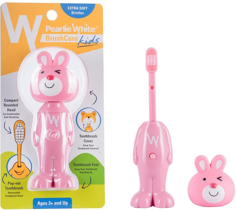 pearlie white BrushCare Kids (Rabbit) Extra Soft Toothbrush