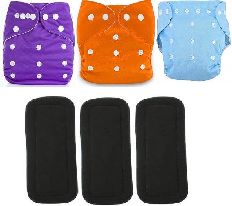 Senkiddpro 100% Cloth Diapers for Babies,Reusable,Washable&Adjustable