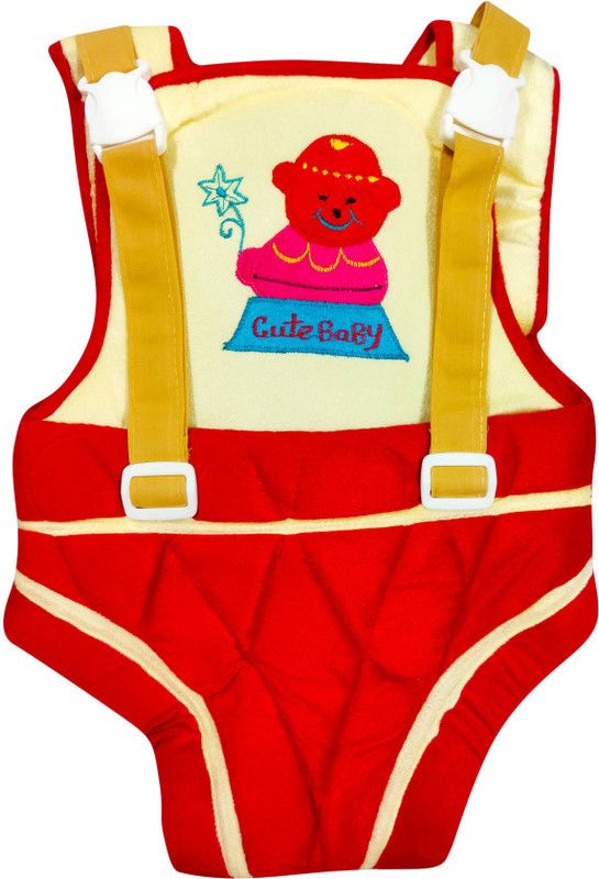 Manorath Velvet Baby Carrier For Infant By Manorath D13 Orange P1 Baby Carrier  (Orange, Front Carry facing in)