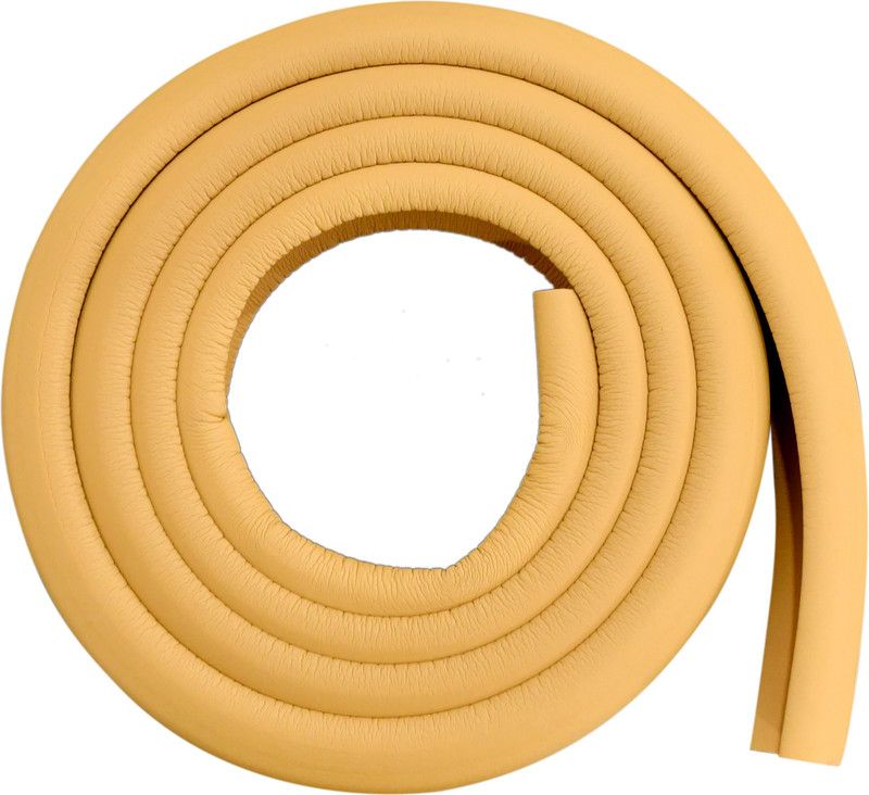 Miss & Chief by Flipkart Baby Proofing 2 metre L-Shaped Edge Guards Roll | Child Safety Edge Protectors | Safety Accessories with Adhesive Tape for Babies/Kids/Children (Golden, Pack of 1)  (Golden)