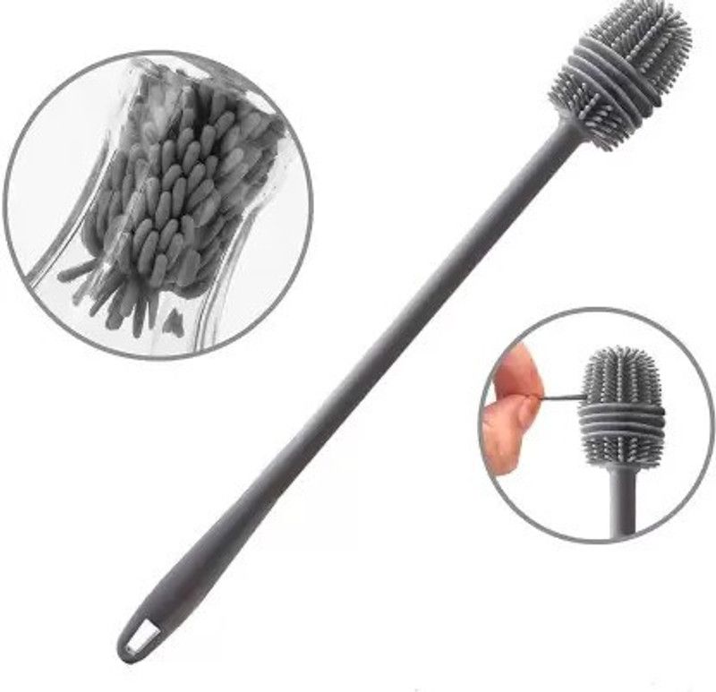 Philocaly Enterprise Water Bottle Mug Glassware Cleaning Brush  (Multicolor)