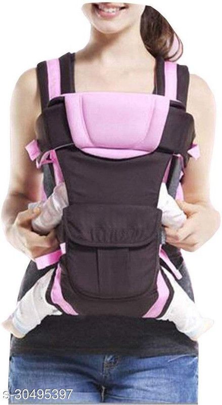 BMTOYS BABY PINK CUDDLER Baby Cuddler  (Pink, Black, Front Carry facing in)