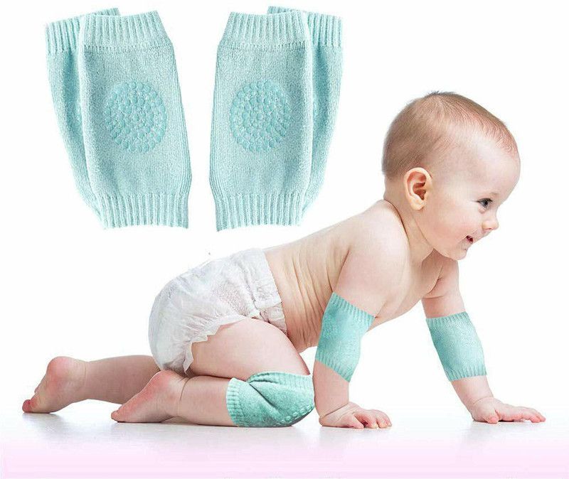 MADHAV 02 par_KNEE PAD Black, Gray, Purple, Green, Pink, Multicolor Baby Knee Pads  (Ergonomic design)