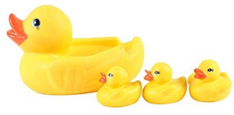 Balaji Baby Rubber Duckies Bath Toys Bath Toy  (Multicolor)