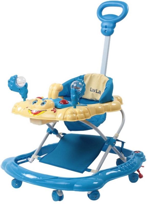 LuvLap Activity Walker With Parent Rod  (Blue)