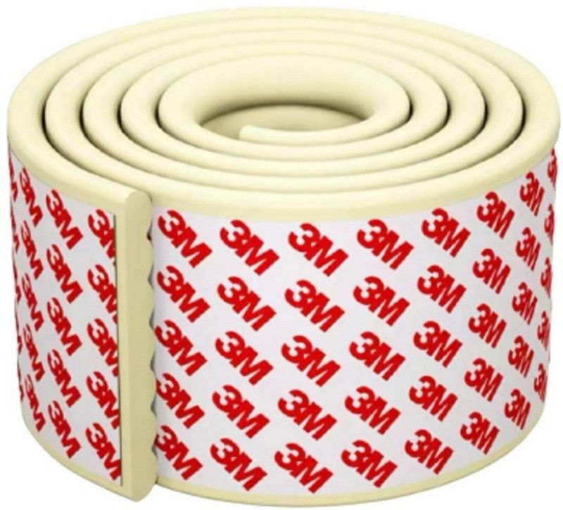 DHRUSIMI Table Corner Protector Child Safety for Babies Toddles Kids Cover Furniture Desk  (Cream)