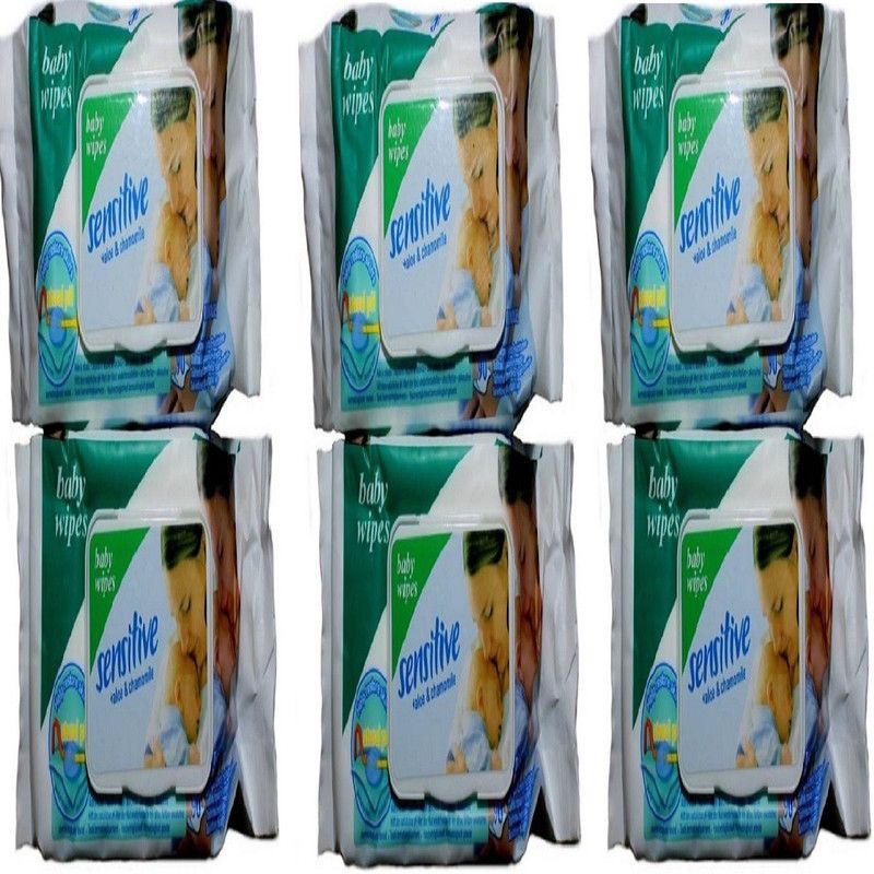 sensitive Baby Cleaning WET Wipes  (6 Wipes)