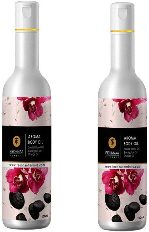 Feonnaa New Aroma Body Oil 100 ml (Pack of 2)  (200 ml)