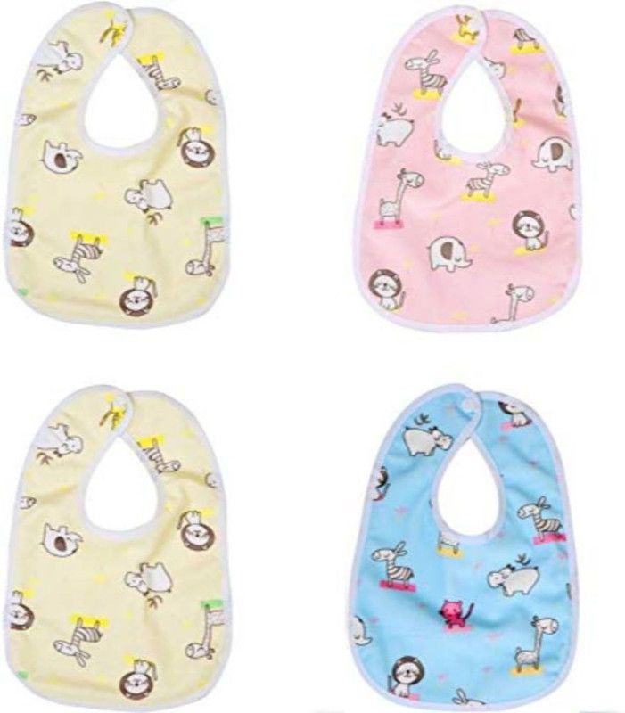Teeny Weeny Super Soft Daily Use Bib  (Yellow, Pink, Blue)