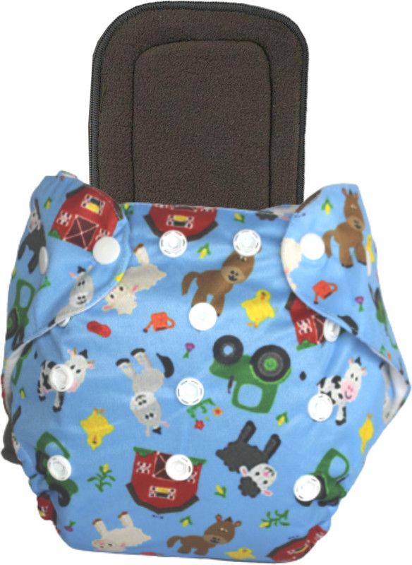 Hokista HK030 Reusable Cloth Diapers,Adjustable Size - M