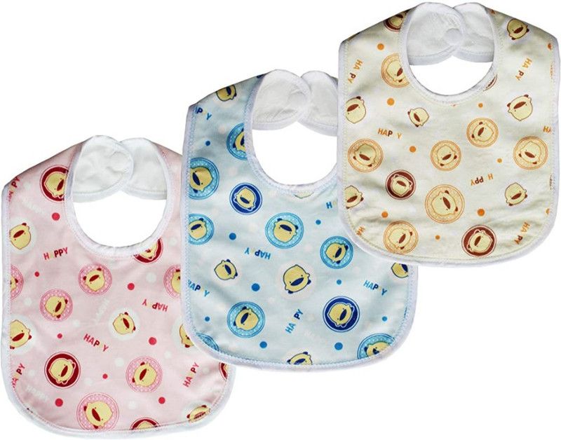 Mega Style Newborn Baby Feeding Bibs  (Multicolor)