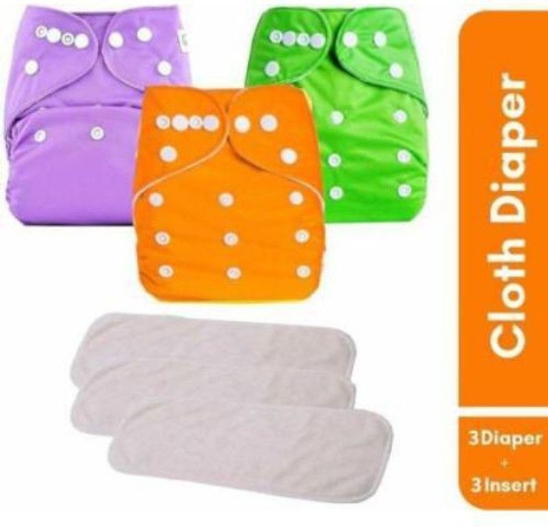 Elitify Adjustable Cotton Pocket Diapers & Reusable Baby Washable Cloth Diaper Nappies(RN-32)