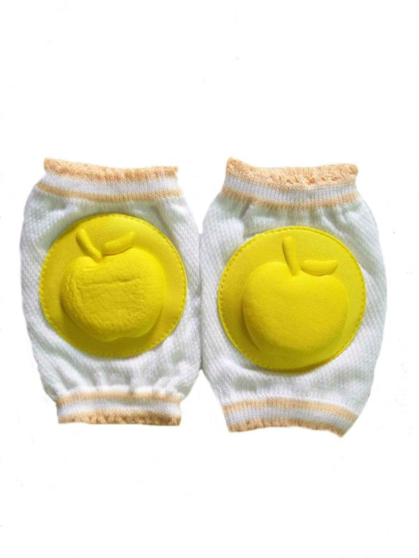 Adore Soft Cushioned Yellow Baby Knee Pads  (Apple)
